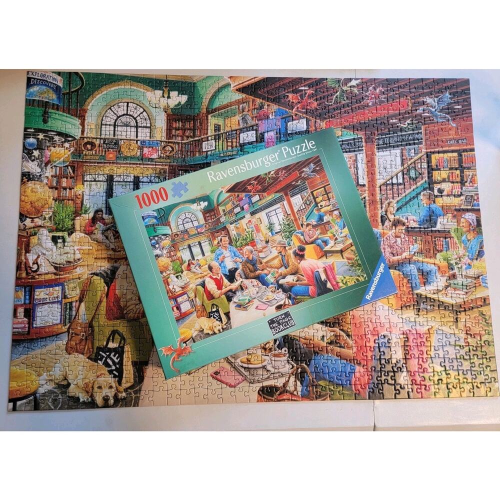 Ravensburger 1000pc Turn the Page Book club by Trower 2023 jigsaw puzzle